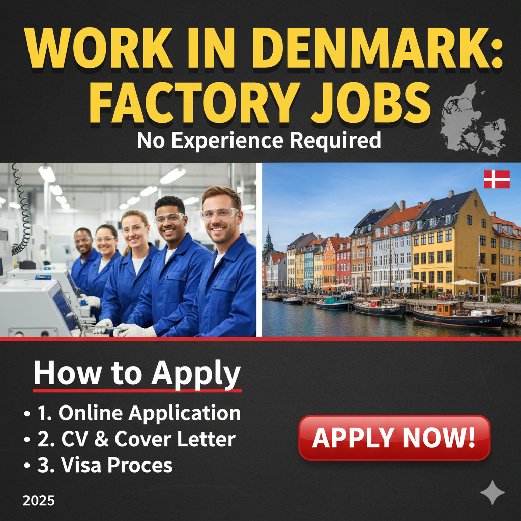 Work in Denmark: Factory Jobs Without Experience & How to Apply